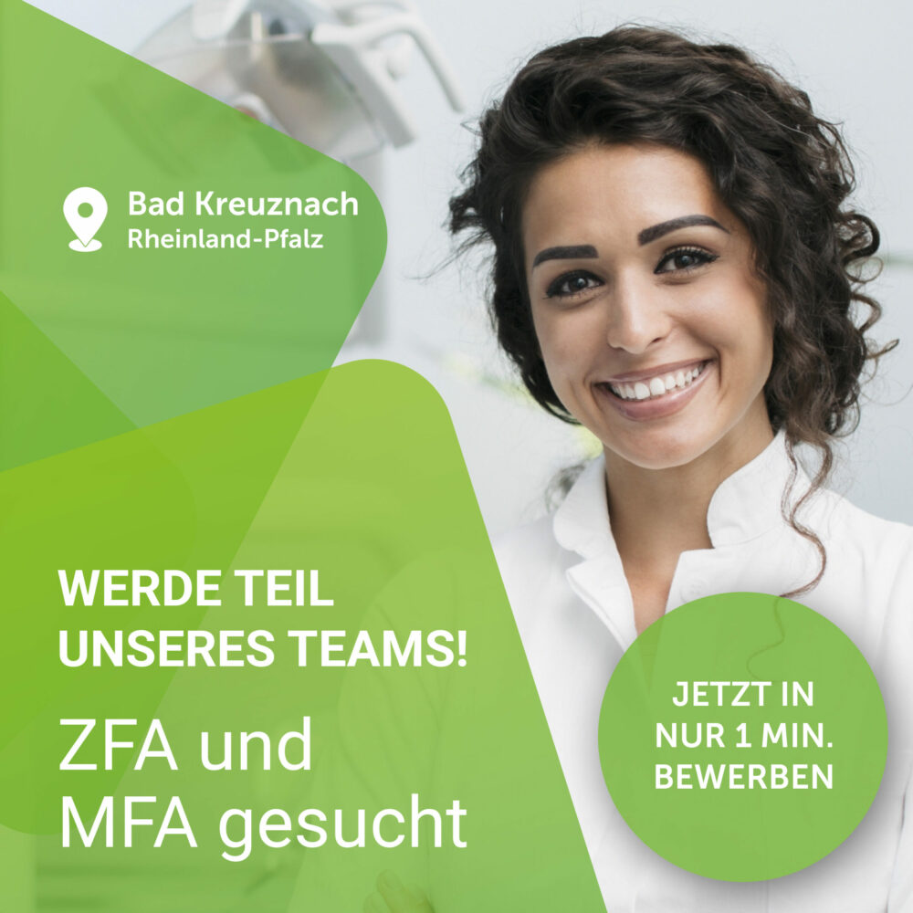 ZFA - MFA Stellenanzeige: Mund- und Kieferchirurgie Bad-Kreuznach